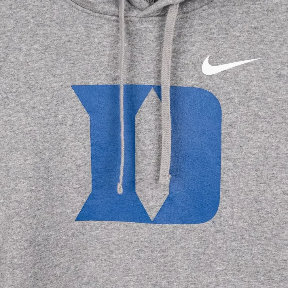 Nike Duke Blue Devils Pullover Logo Hoodie Men's XXL Kangaroo Pocket 80% Cotton